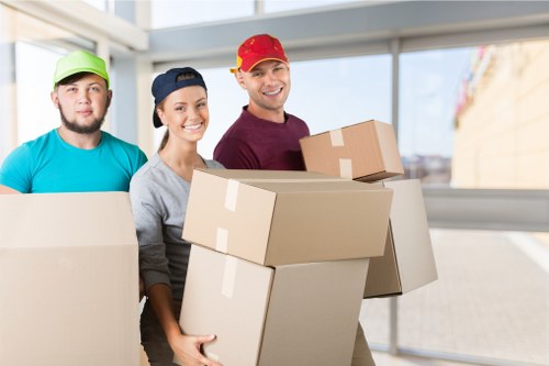 Professional man and van service handling a move in Clapham