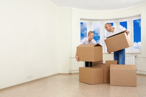 Customer booking a man and van service
