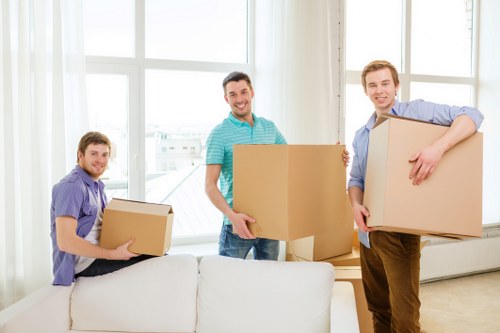 Commercial furniture removals for a local Clapham office