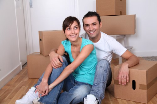 Local office move logistics and loading support in Clapham