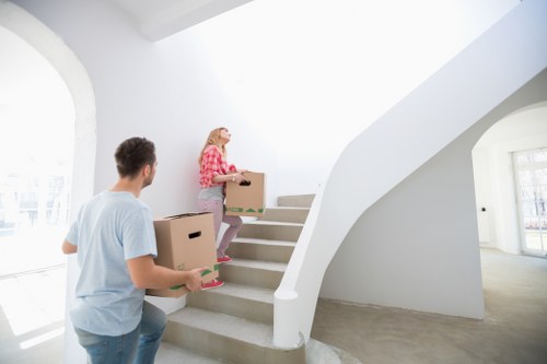 A man and van team preparing for a Clapham move