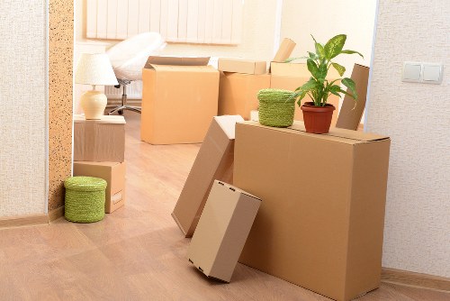 Careful furniture handling inside a Clapham property during relocation